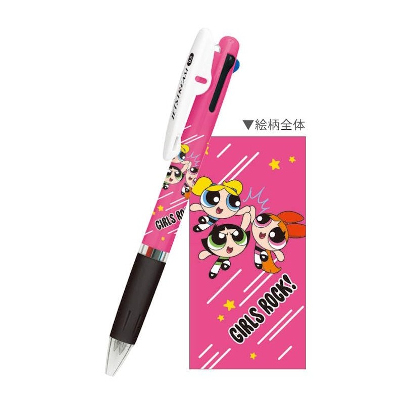 Camio Japan Powerpuff Girls Jetstream 3 Colors Ballpoint Pen, JUMP