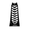 YHMTIVTU Chin Fairing Spoiler Lower Radiator Black Cover For Harley