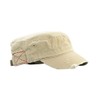 G Men's Castro Style Enzyme Washed Cotton Twill Army Cap