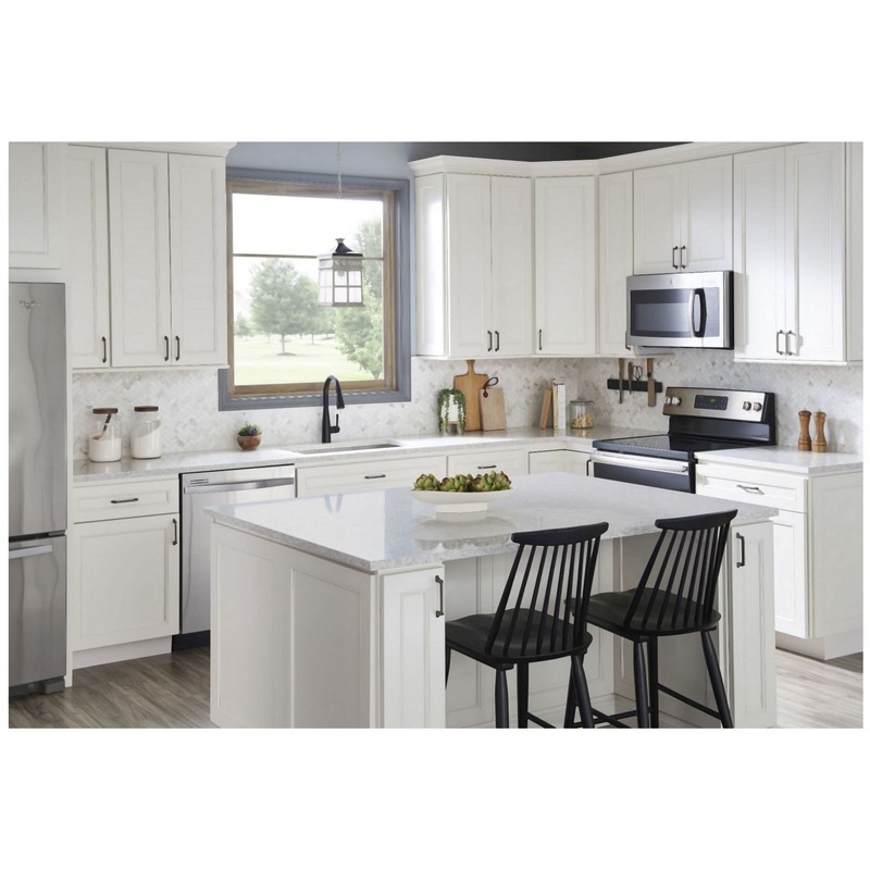 Jeffrey Alexander 839-3BNBDL Callie Cabinet Pull, Brushed Pewter