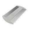 General Healthcare Metal Stainless Steel Hair Comb - Dual Action