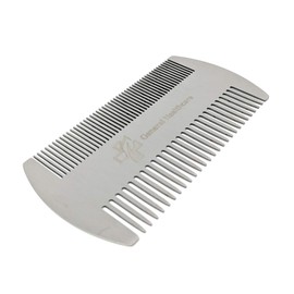 General Healthcare Metal Stainless Steel Hair Comb - Dual Action Lice, Hair, Beard