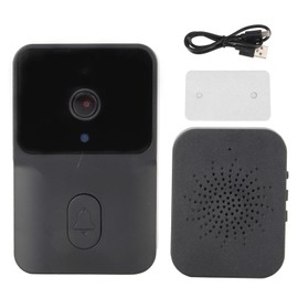 WIFI Video Door Bell HD 1080P IR Night Vision Remote Visual Intercom Doorbell for Home Black