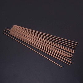 20Pcs Copper Welding Rod Selffluxing Brazing Round Welding Rod Low Temperature Welding Consumables for Air Conditioner Refrigerators