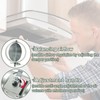 YOKIVE 4.9-inch HVAC Duct Manual Volume Backdraft Damper, Galvanized Iron