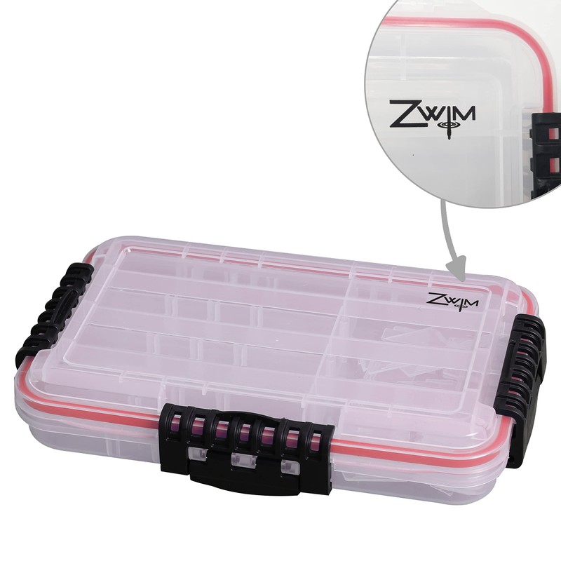 Waterproof Fishing Tackle Box Clear (5 to 20 sections /