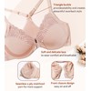 DotVol Women's Full Cup Bra Unpadded with Underwire - Floral