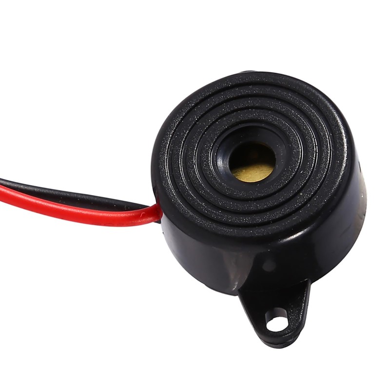 Alarm Buzzer, DC 3 to 24V Piezo Electronic Buzzer Alarm