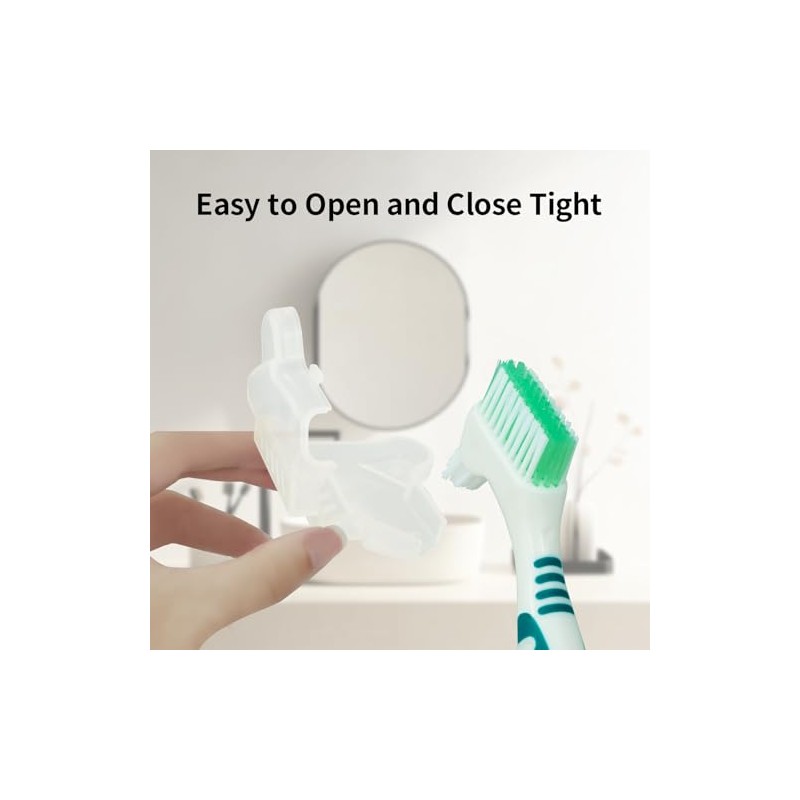 Juego de 3 fundas de cepillo de dientes con ventilación
