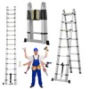16.4 FT 5M Multi-Purpose Folding A Frame Ladder – Aluminum