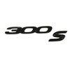 1pc Custom 300-S Trunk Emblem Nameplate 3D Badge Replacement for