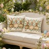 Easter Pillow Covers 16 x 16 Inch Set of 2