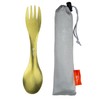 TiTo Titanium Spork 2-in-1 Ultralight Spoon Fork Harness for Outdoor