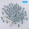 Zocipro 60Pcs Threaded Inserts for Wood, M8 x 20mm Zinc