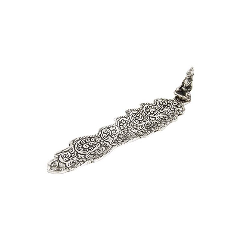 Berk - Inner Worlds Buddha Metal Incense Holder, White