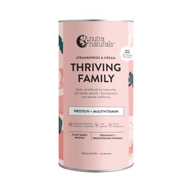 Nutra Organics Thriving Family Protein Strawberries & Cream 450g