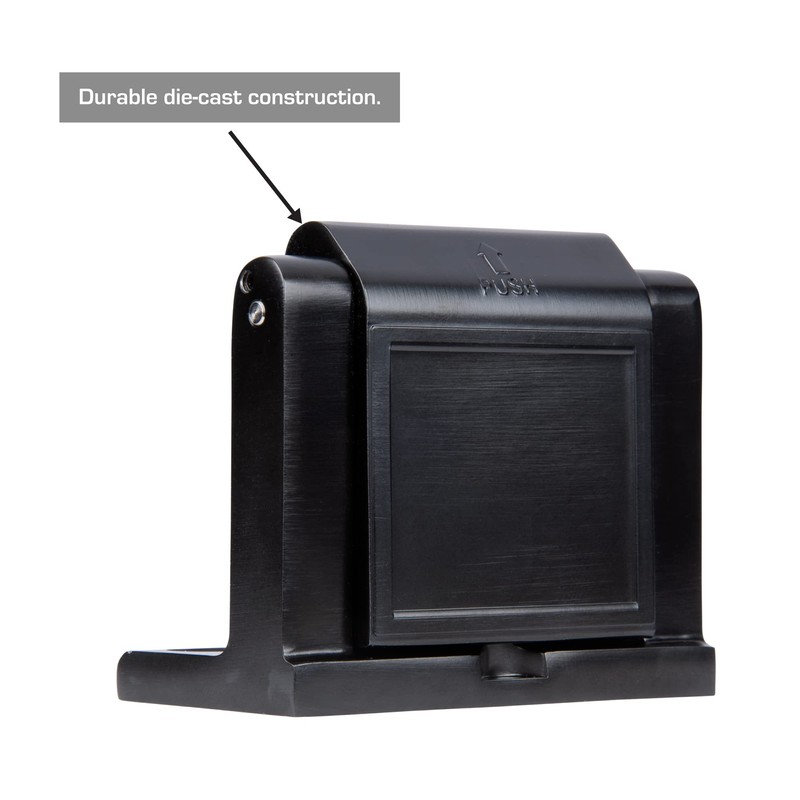 BRINKS Commercial - Privacy Door Latch, Black Finish - Durable