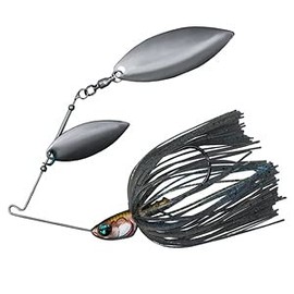 Daiwa Bass Steez Spinnerbait, Smoke Shad, 5/8 oz, TW
