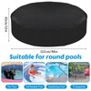 Round Pool Cover for Dog Pool, 122 x 30 cm,