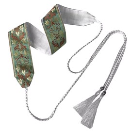 Japanese Style Waistband Yukata Kimono Bow Waist Hanfu Waistband With Tassels Width 6cm-A12