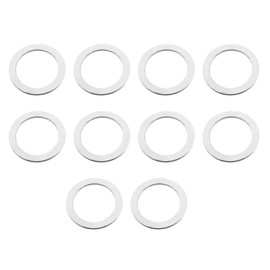 eMagTech 10PCS Pedal Washers for 9/16'' Pedal Axles/Cranks Bicycles Mountain Bikes Road Bikes 20mm Outer Diameter 14.5mm Inner Diameter 0.8mm Thickness Stainless Steel