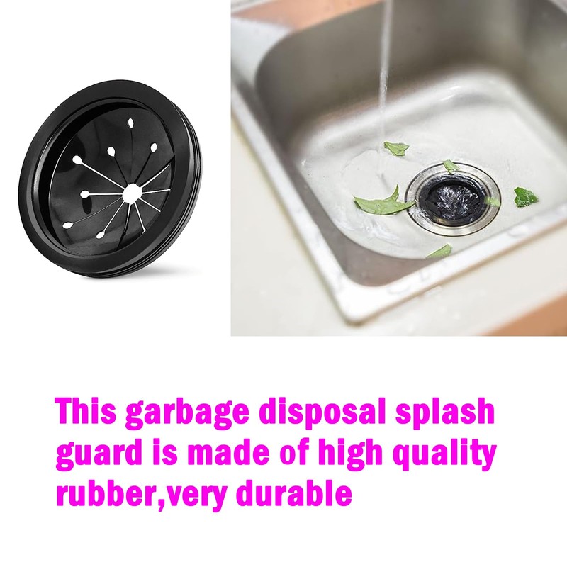 Garbage Disposal Splash Guard Sink Baffle Disposal Replacement Waste Food