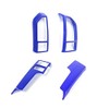 Keptrim for F150 Blue Central Console Air Conditioner Panel Trim