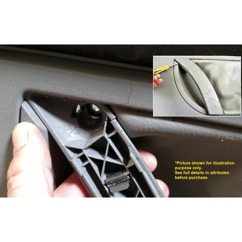 MotorKing Chrome Interior Front Right Door Pull Handle Repair Kit