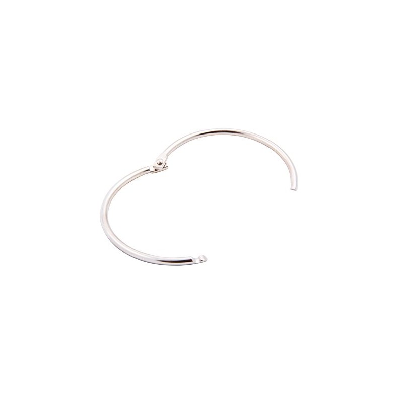 Book Ring 3" 1/Pkg - Silver