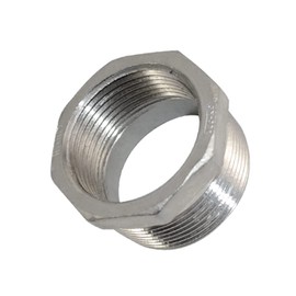 Megairon 1-1/2" Male NPT to 1-1/4" Female NPT Female Reducing/Reducer Bushing Pipe Fitting,Adapter,Stainless Steel SS 304 Hex Bushing