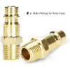 Compressed Air Coupling 1/4 Inch for Compressed Air Connections, Euro