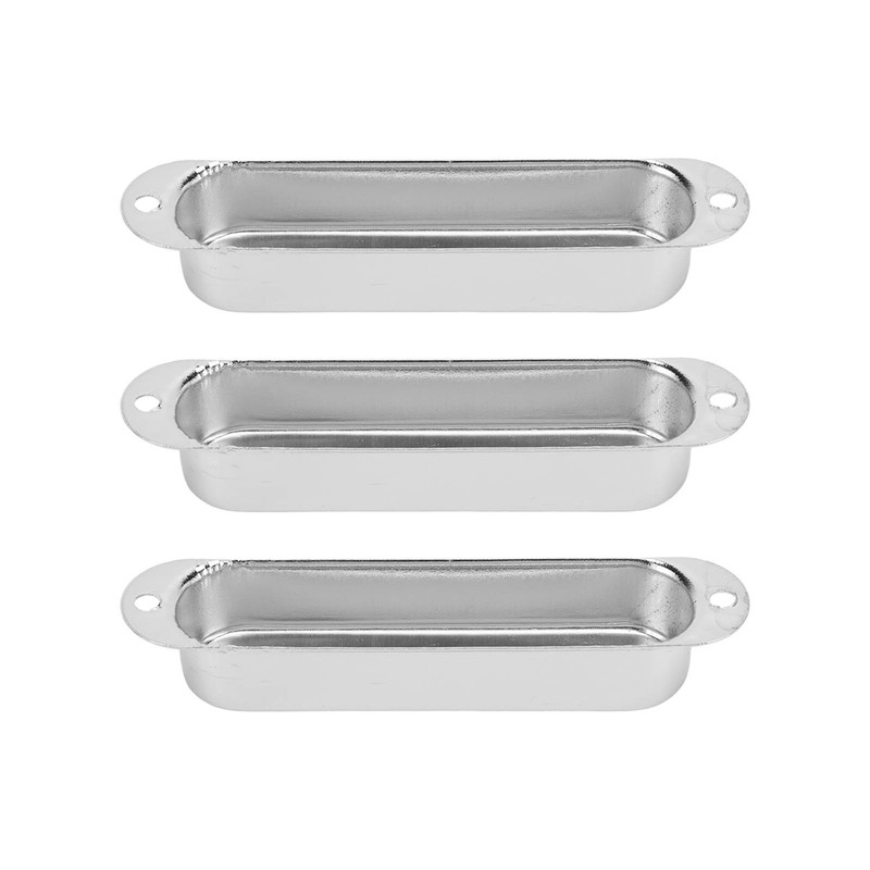 3Pcs Electric Guitar Single Coil Pickup Cover Copper Instrument Accessory