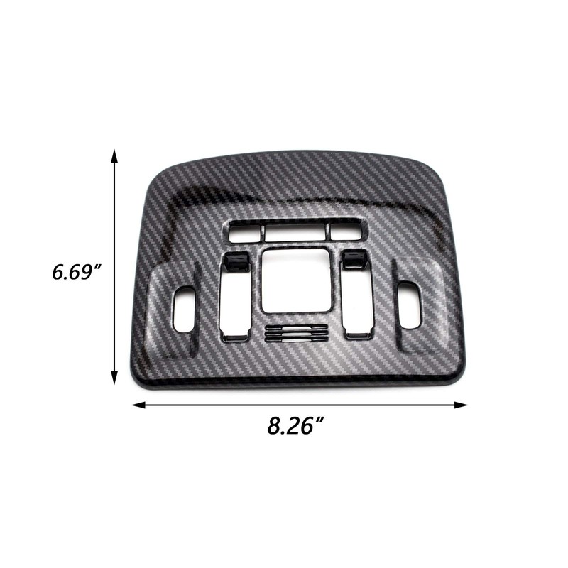 Xotic Tech Reading Dome Map Light Cover Trim, Carbon Fiber