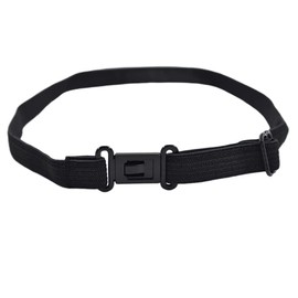 Gwxevce 10pcs DIY Accessories Bow Tie Adjustable Belt Elastic Strap Extender with Clip Black