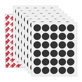 Towjug Round Magnets with Adhesive Backing, 240 Pieces 3M Strong Adhesive Circle Magnetic Tape (Diameter 0.8’’ x 0.08”) Anisotropy Magnets Dots for DIY Craft Art Projects