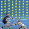 8pcs Tennis Party Hanging Garlands Tennis Birthday Decorations Sport Theme