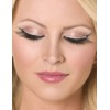 Smiffys Fever 30279 Women's False Eyelashes with Glitter, with Glue,