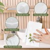 FYSUIMU 100Pcs Magnolia Floral Paper Guest Napkin White Flower Bathroom