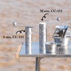 CAMPINGMOON - Molinillo de café manual para camping, acero inoxidable,