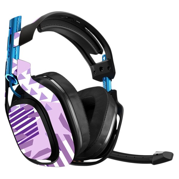 MightySkins Skin Compatible with Astro A50 Gaming Headset - Purple