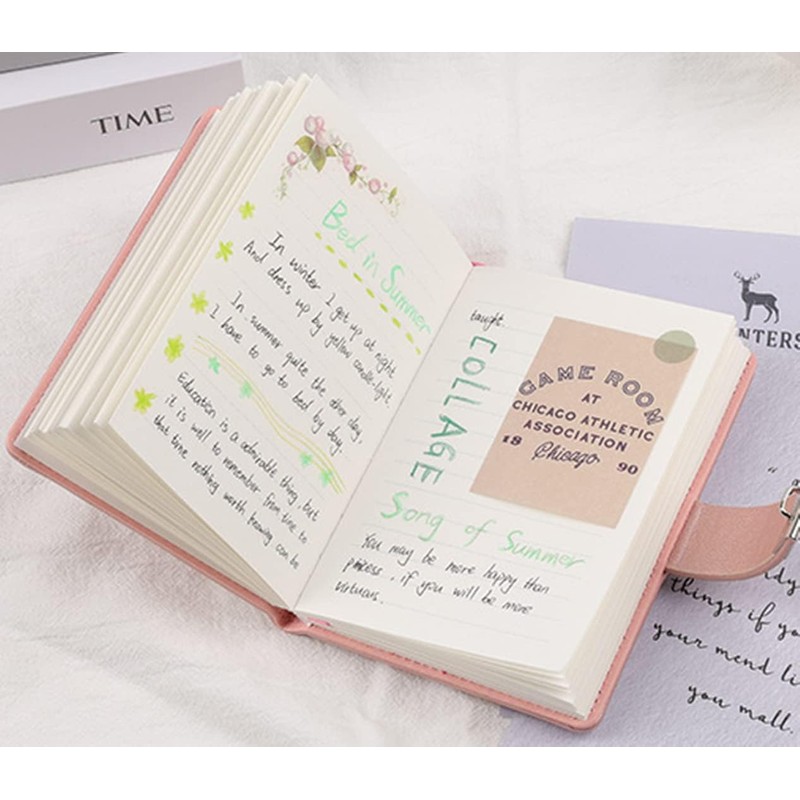 Keyed Notebook, Journal, Secret Notebook, Lock Password, Notebook, Diary, A7,