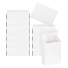 PATIKIL 3.8x2.8x1.2" Paper Soap Box, 40 Pack Homemade Soap Boxes Rectangle Presents Packaging Boxes for Birthday Christmas DIY Craft, White