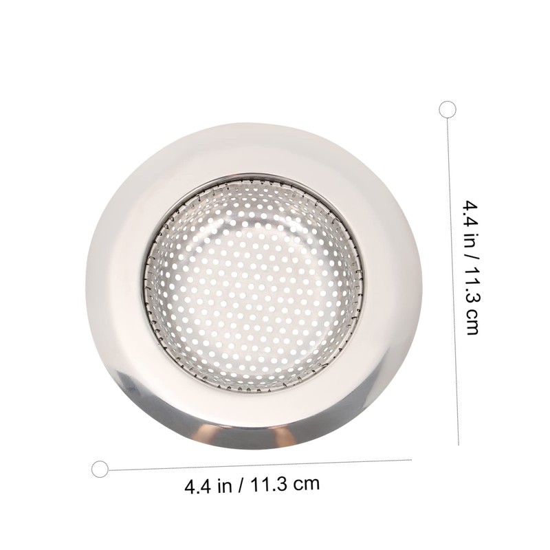 Operitacx 3Pcs Stainless Steel Sink Strainer Clogging Kitchen Filter with