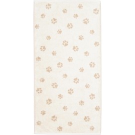 Cawö Home Hand Towels We Love Dogs Paws 6247 Natural Beige - 33 Hand Towels 50 x 100 cm