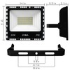 200W LED Flood Light Outdoor, 20000lm Super Bright Work Lights,