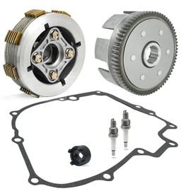 GOLKNHA Clutch Kit & Basket & Pressure Plate & Inner Hub Spanner Tool & for Honda Nighthawk 250 CB250 1991-2008 Rebel 250 CMX250 CMX250X CMX250C 1985-2016 OEM# 22350-KR3-600 22121-KR3-601