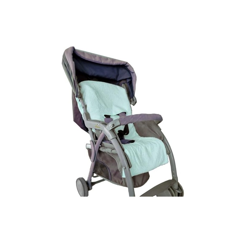 Universal Stroller Cover in Terry Towelling Made in Italy Green