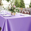 4 Packs Satin Rectangle Tablecloth 58 x 102 Inch, Stain