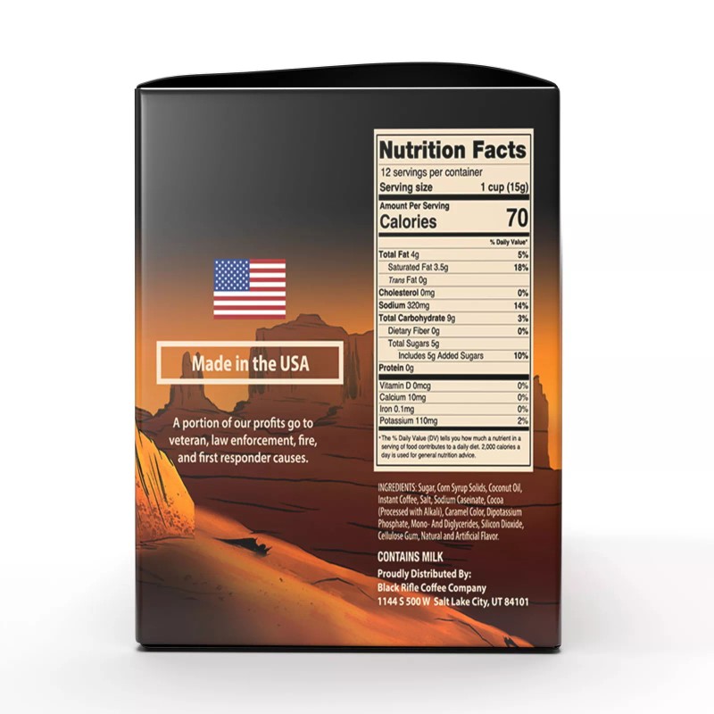 Unbranded Black Rifle Coffee Company Salty Caramel Latte K Cups