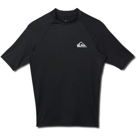 Quiksilver Men's Standard Everyday Upf50 Short Sleeve Surf Tee, Black